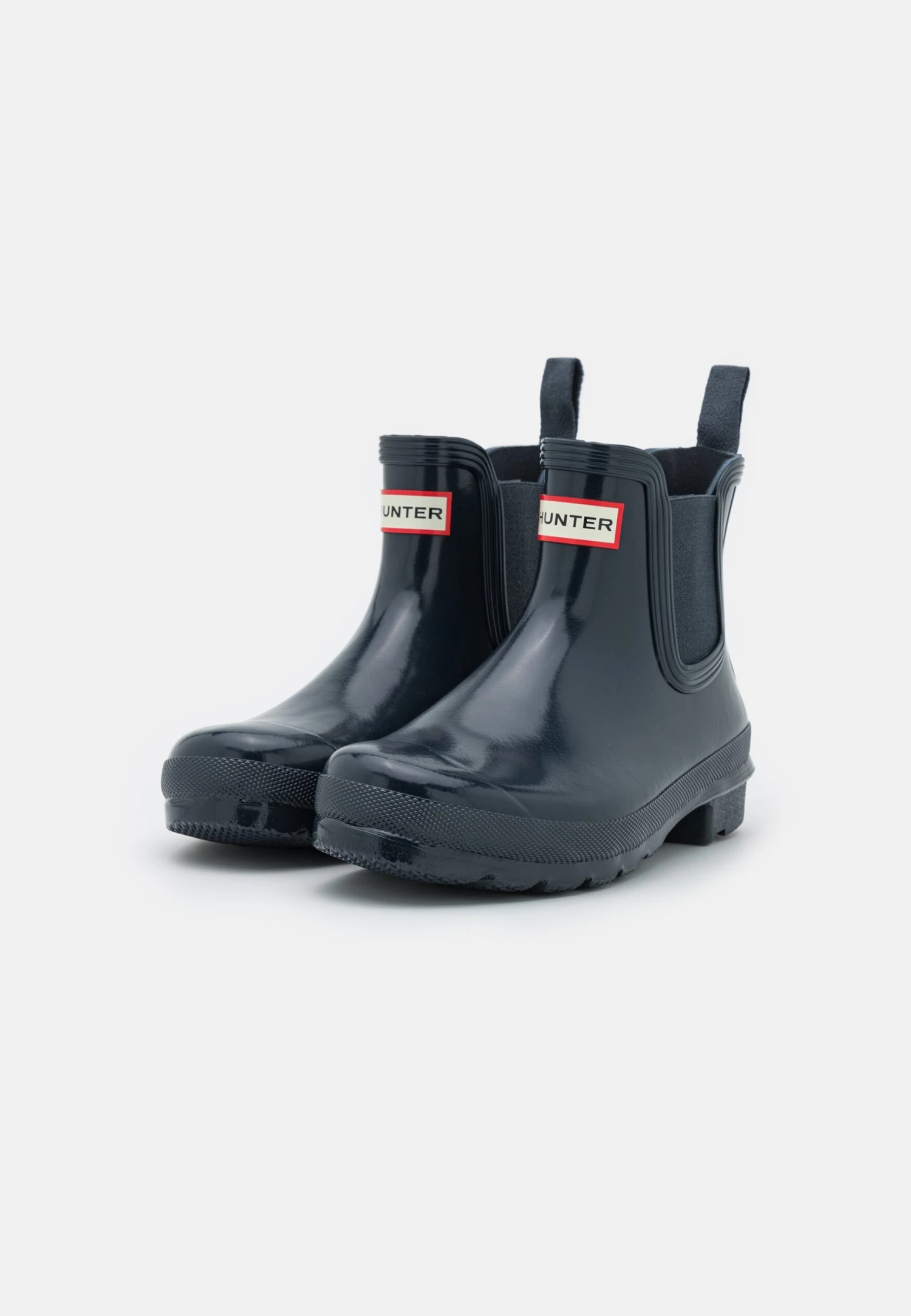 Hunter ORIGINAL Womens Original Chelsea Gloss Boot Vegan - Bottes En Caoutchouc - Navy 5 Hunter ORIGINAL Womens Original Chelsea Gloss Boot Vegan - Bottes En Caoutchouc - Navy – Image 3