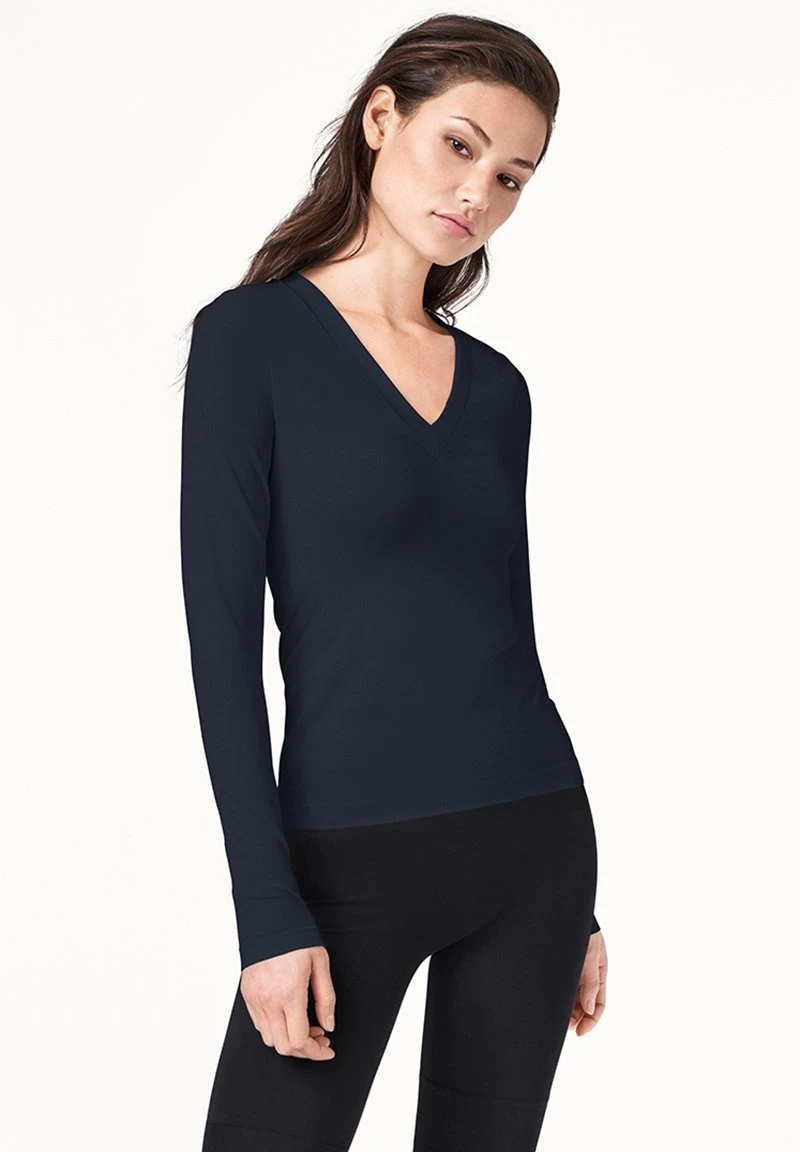 Wolford Aurora - T-Shirt À Manches Longues - Admiral 3 Wolford Aurora - T-Shirt À Manches Longues - Admiral