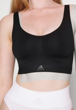Adidas Sportswear Naked Seamless Removable Cookies - Brassière - Black/Forged Iron -Next Soldes 2385c997db6a458398f19d73b493a13f