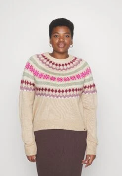 Nmnor Pattern Curve - Pullover - Eggnog