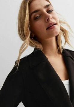 New Look Suedette Belted - Manteau Classique - Black 9 New Look Suedette Belted - Manteau Classique - Black -Next Soldes 25301766aba64add96a45ee614b1be6d
