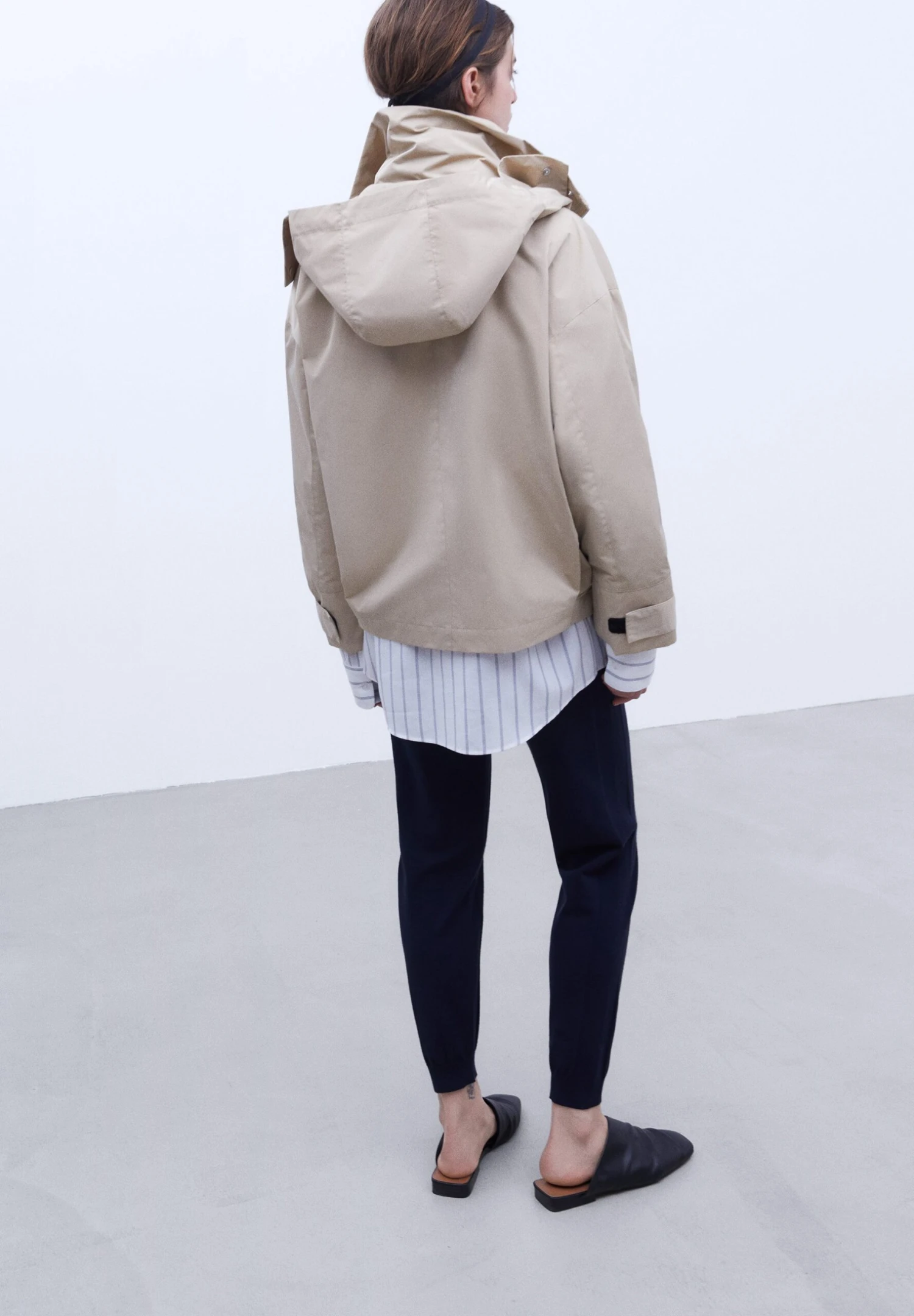 ADOLFO DOMINGUEZ Veste Mi-Saison - Stone 5 ADOLFO DOMINGUEZ Veste Mi-Saison - Stone – Image 3