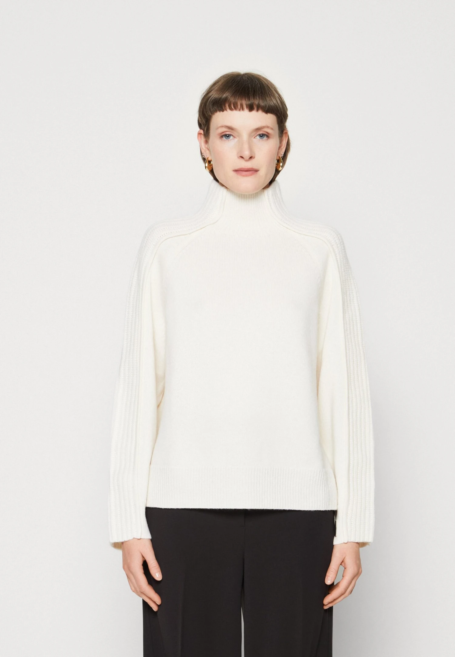 Calvin Klein Mock Neck Sweater - Pullover - Vanilla Ice 3 Calvin Klein Mock Neck Sweater - Pullover - Vanilla Ice
