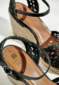 Next Signature Macramé Standard - Escarpins À Plateforme - Black -Next Soldes 25c469b4d5064f479f548d7a94a29dc4