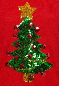 Vila Viseason Christmas Sequins - Pullover - Mars Red 7 Vila Viseason Christmas Sequins - Pullover - Mars Red -Next Soldes 25e11563b3204e2583660cf640fa546d