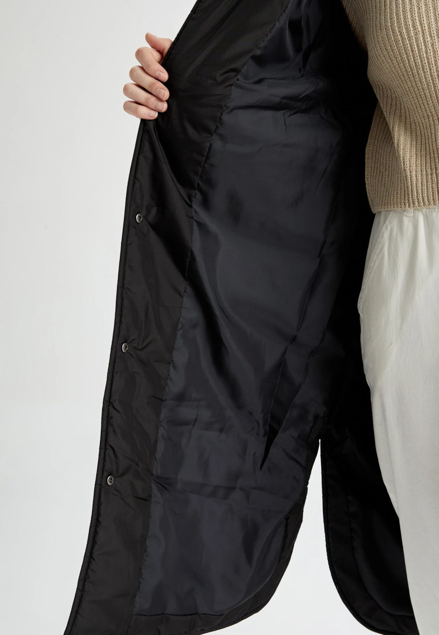 DeFacto Relax Fit - Manteau D'Hiver - Black 7 DeFacto Relax Fit - Manteau D'Hiver - Black – Image 5