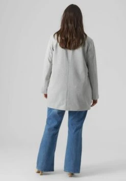 Vero Moda Curve Manteau Court - Light Grey Melange -Next Soldes 270e30d1ff0c46f597dc0ff65b9b6fa5