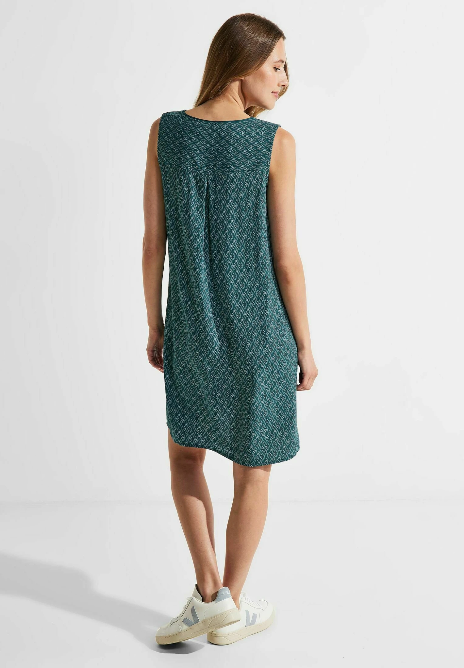 Cecil Minimalprint - Robe De Jour - Grün 4 Cecil Minimalprint - Robe De Jour - Grün – Image 2