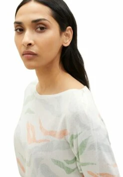 Tom Tailor Gemusterter - Pullover - Blue -Next Soldes 273c1a3f56354a0c93e82d39f93b759e