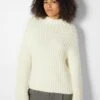 BERSHKA High Neck - Pullover - Off White 1 BERSHKA High Neck - Pullover - Off White -Next Soldes 274be6a3a27e469dad5c69191e8a2a94
