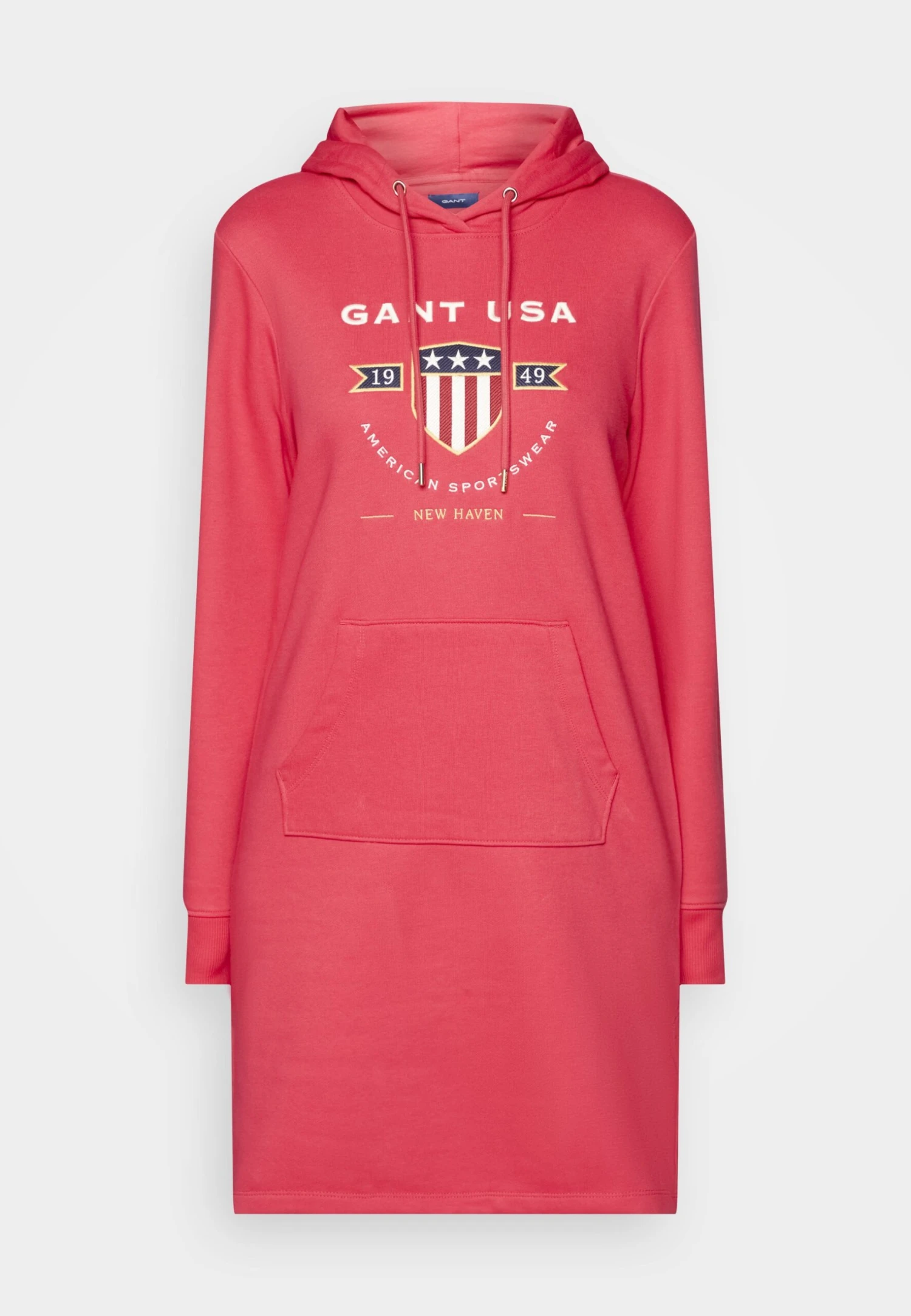 Gant Banner Shield Hoodie Dress - Robe De Jour - Raspberry Red 7 Gant Banner Shield Hoodie Dress - Robe De Jour - Raspberry Red – Image 5
