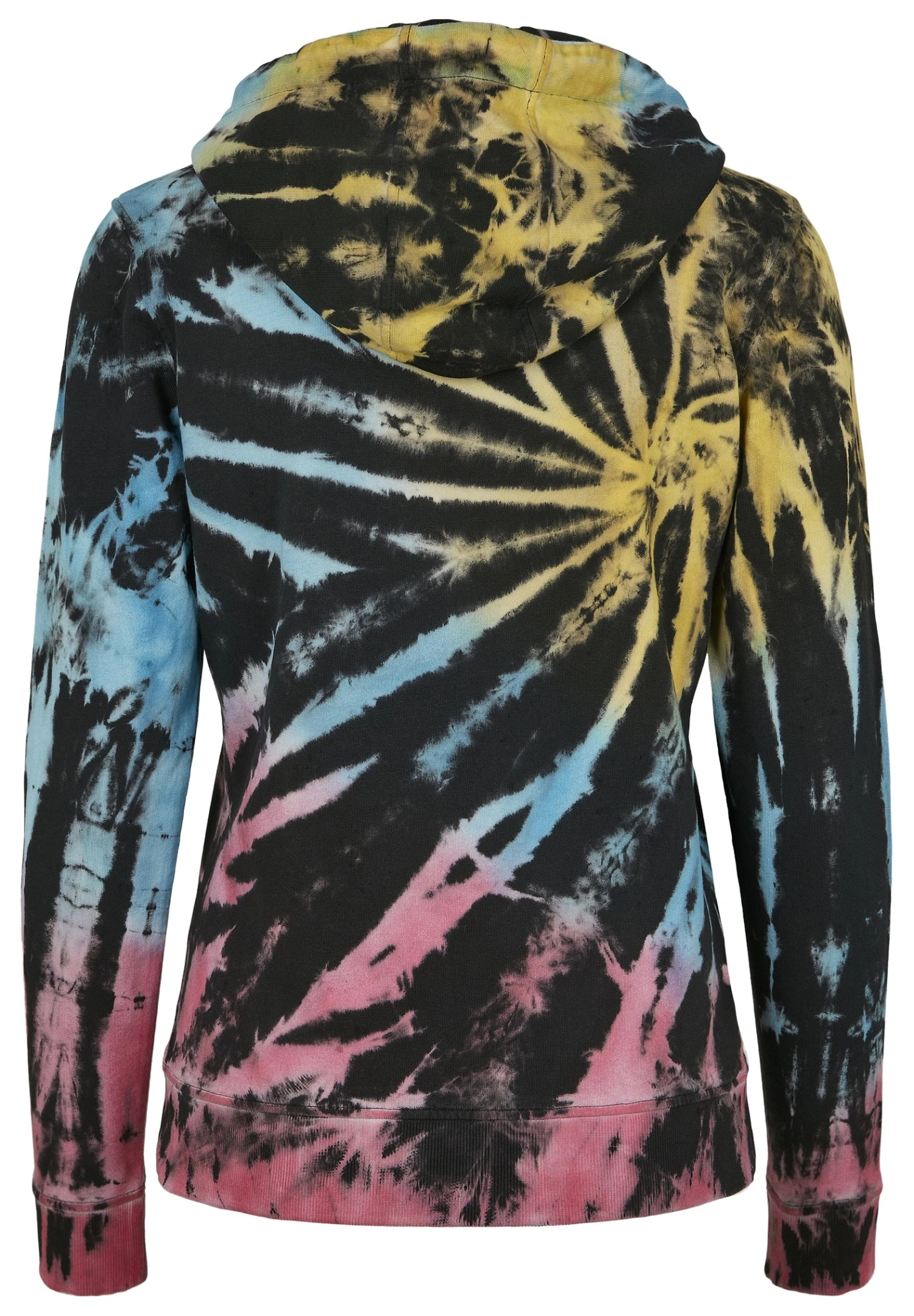 URBAN CLASSICS Ladies Tie Dye Hoody - Sweat À Capuche - Black 11 URBAN CLASSICS Ladies Tie Dye Hoody - Sweat À Capuche - Black – Image 9