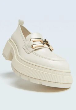 Stradivarius Mocassins - Off White 13 Stradivarius Mocassins - Off White -Next Soldes 28d7b527077447b08ce888b362d23106