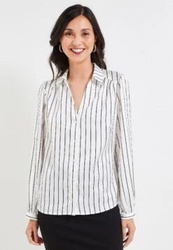 À Manches Longues - Chemisier - Blanc