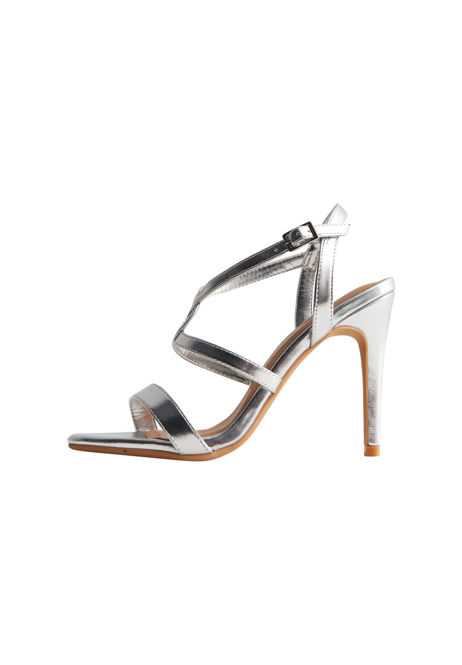 New Look Twist Strap Stiletto - Sandales À Talons Hauts - Silver 4 New Look Twist Strap Stiletto - Sandales À Talons Hauts - Silver – Image 2