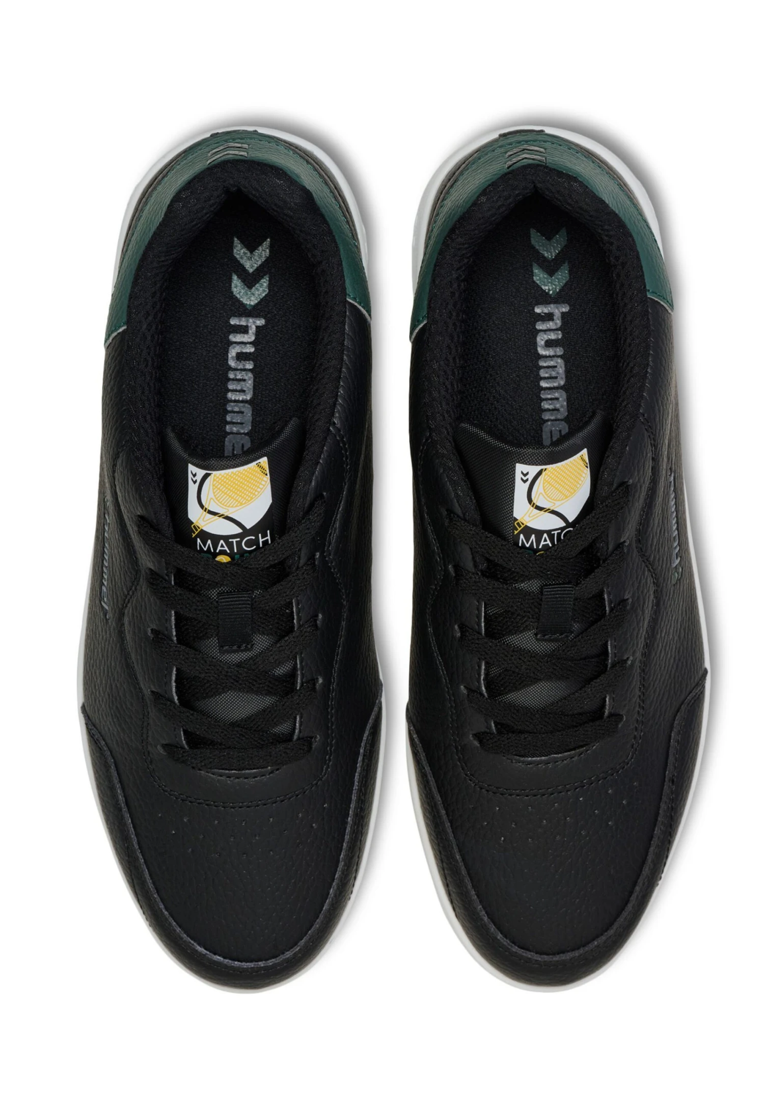Hummel Match Point - Baskets Basses - Black Jungle/Green 5 Hummel Match Point - Baskets Basses - Black Jungle/Green – Image 3