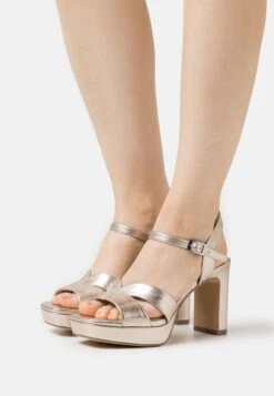 Tamaris Sandales À Talons Hauts - Light Gold