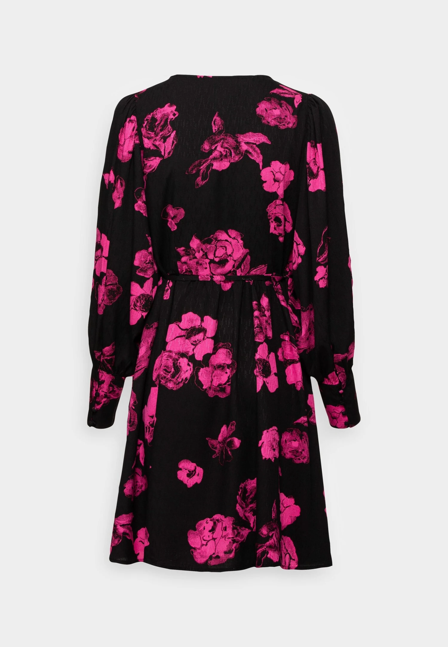 Selected Femme Slfvaletta Short Wrap Dress - Robe De Jour - Black 4 Selected Femme Slfvaletta Short Wrap Dress - Robe De Jour - Black – Image 2