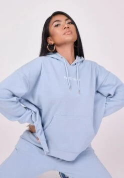 Basic Broderie Logo - Sweat À Capuche - Bleu Ciel -Next Soldes 2a7647edfe8a41c191c0a713d650c6ef