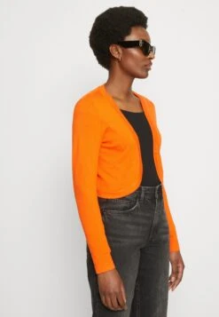 Kaffe Astrid Bolero - Gilet - Vermillion Orange -Next Soldes 2c567eec43cd40199b59b0ee5f9ebe2a