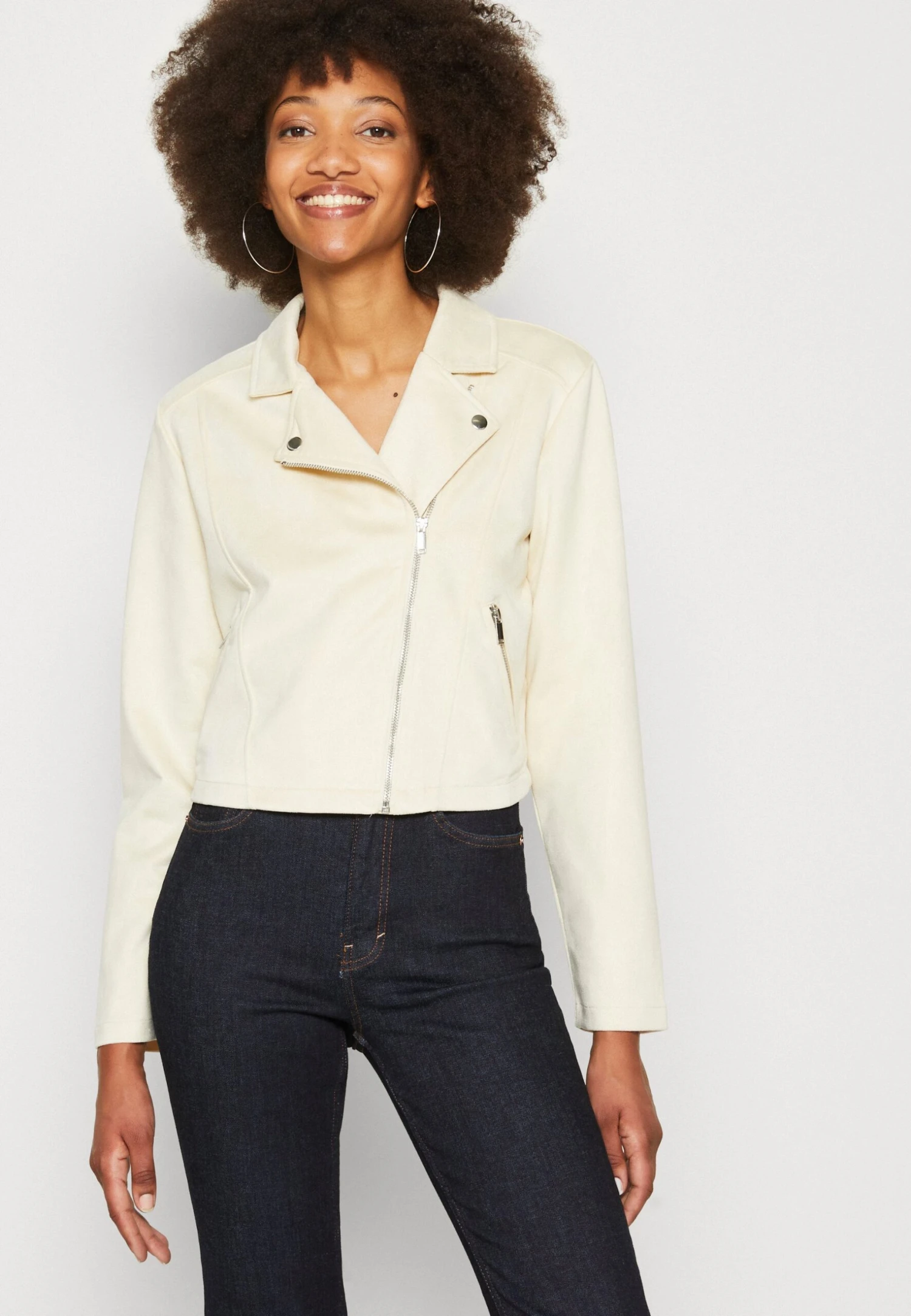 Pieces Pckamille Biker Jacket - Veste En Similicuir - Birch 6 Pieces Pckamille Biker Jacket - Veste En Similicuir - Birch – Image 4