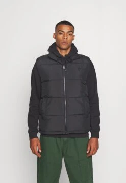 YOURTURN Puffer Vest Unisex - Veste Sans Manches - Black