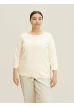 Tom Tailor T-Shirt À Manches Longues - Soft Buttercream