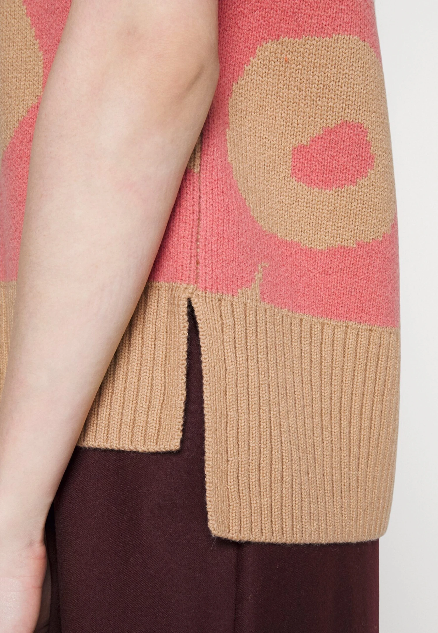 Marimekko Retro Unikko West - Pullover - Beige/Pink 9 Marimekko Retro Unikko West - Pullover - Beige/Pink – Image 7