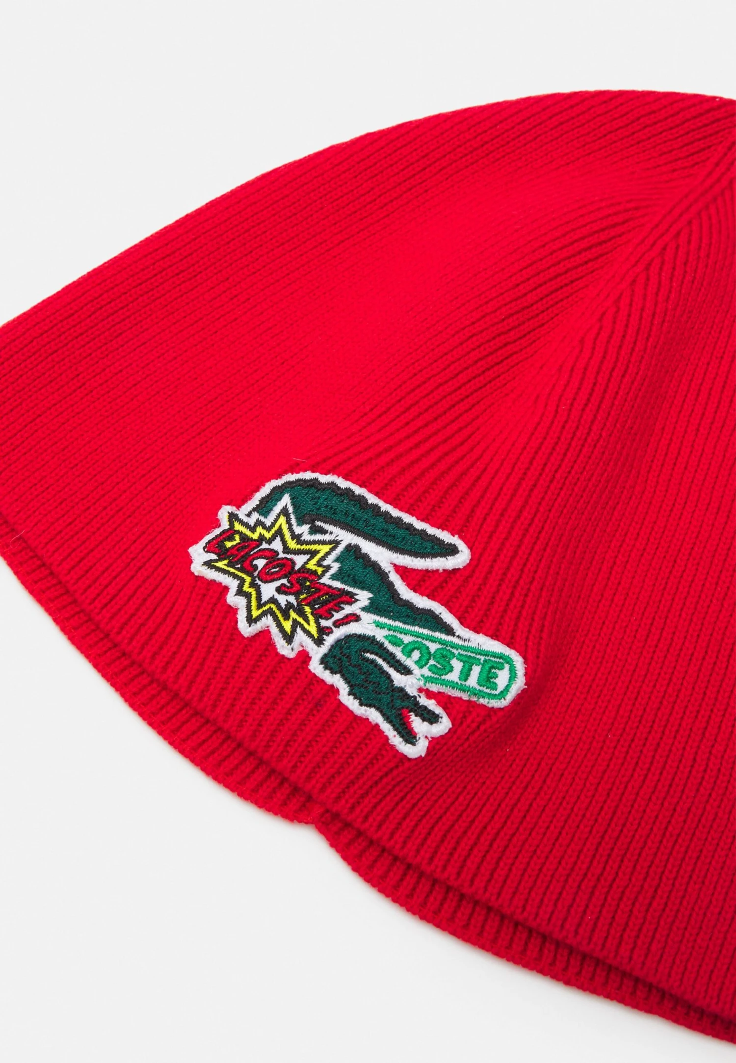 Lacoste Unisex - Bonnet - Red 5 Lacoste Unisex - Bonnet - Red – Image 3