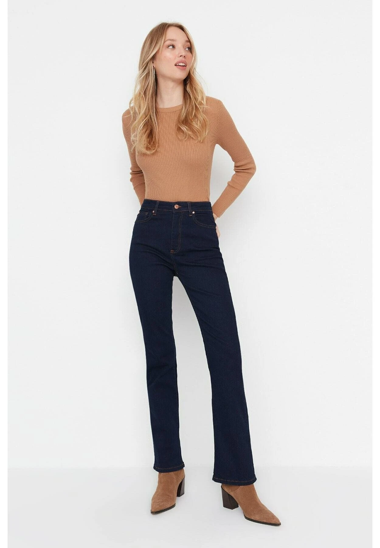 Trendyol Jean Bootcut - Blue 4 Trendyol Jean Bootcut - Blue – Image 2