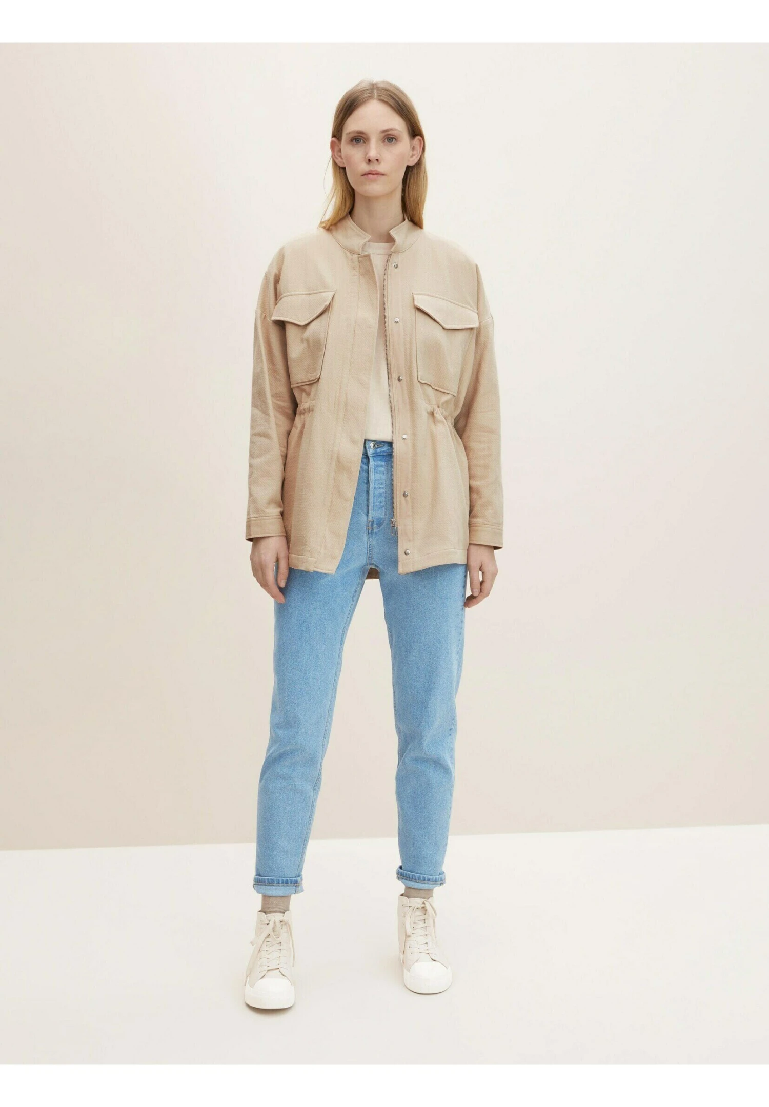 Tom Tailor Regular Fit - Manteau Court - Silver Ecru 4 Tom Tailor Regular Fit - Manteau Court - Silver Ecru â Image 2