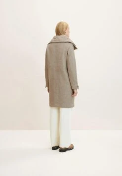 Tom Tailor Manteau Classique - Offwhite Beige Twill Structure -Next Soldes 2e6e85b13f424b05a6f0f11ea34e8bfa