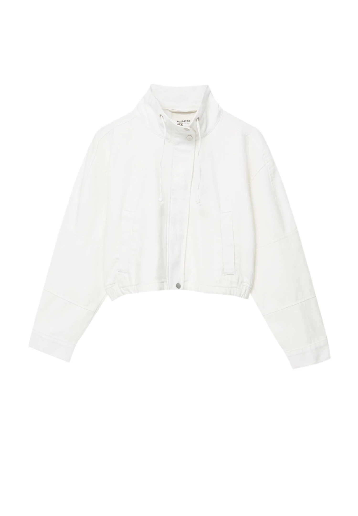 PULL & BEAR High Neck With Drawstrings - Veste Légère - Stone 7 PULL & BEAR High Neck With Drawstrings - Veste Légère - Stone – Image 5