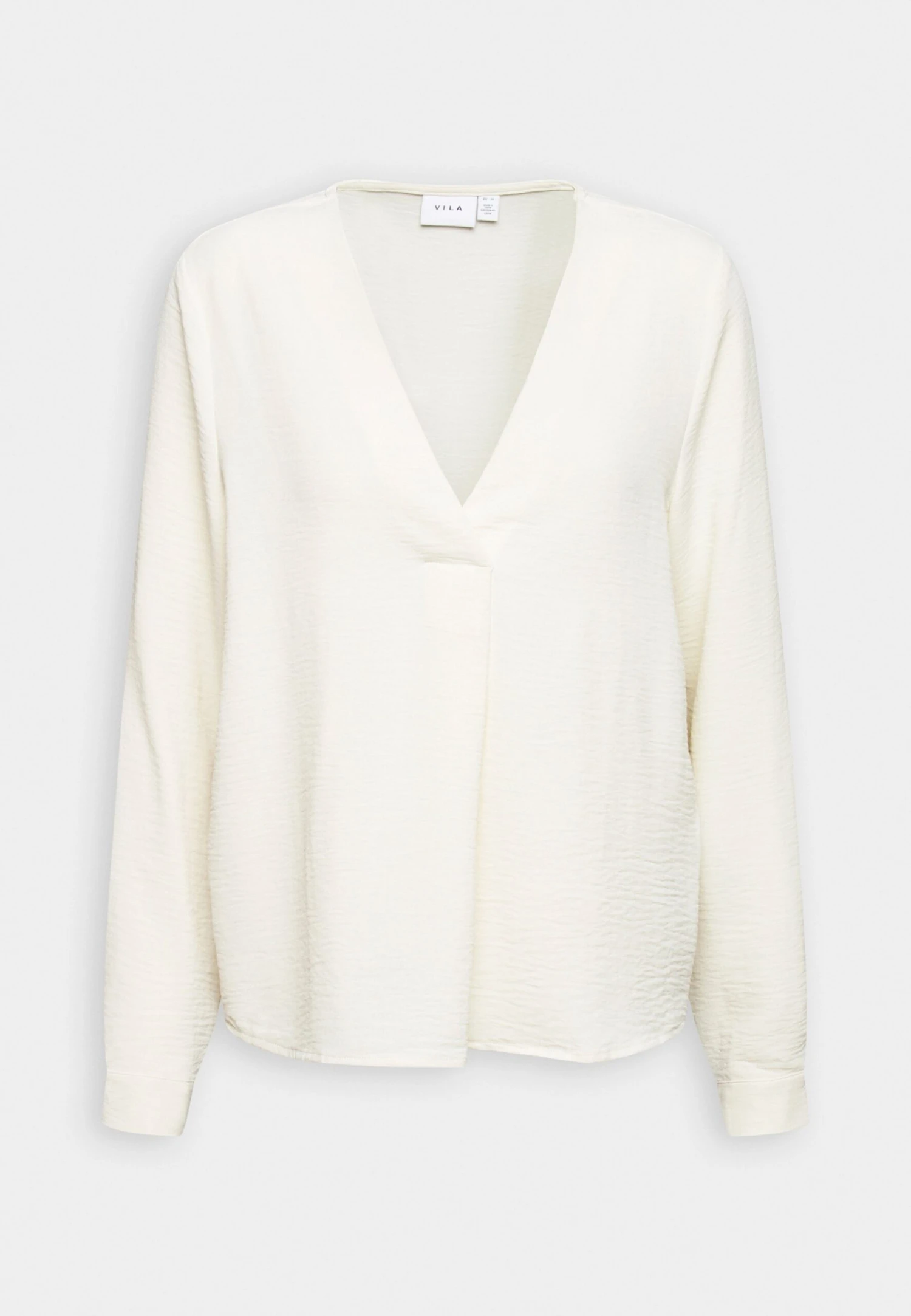Vila Vijosa V Neck - T-Shirt À Manches Longues - Birch 6 Vila Vijosa V Neck - T-Shirt À Manches Longues - Birch – Image 4