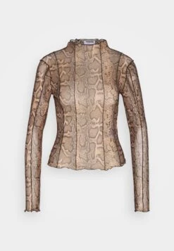 Noisy May Nmemmy Stitch Detail - T-Shirt À Manches Longues - Beige -Next Soldes 2f05a6299ce748e586cdcf3ea84fc33f