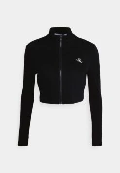 Calvin Klein Jeans Short Milano Zip-Through - T-Shirt À Manches Longues - Black -Next Soldes 2f503ae134894d5a82d6a8c97c8a38a1