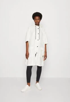 Desigual Poncho Psicolover Colima - Parka - Blanco Nieve