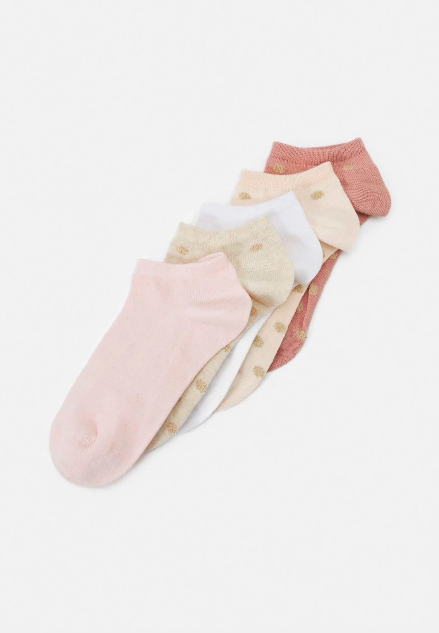 Anna Field 5 Pack - Chaussettes - White/Beige/Pink 3 Anna Field 5 Pack - Chaussettes - White/Beige/Pink