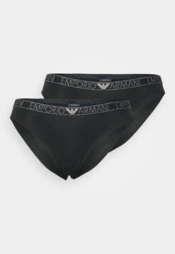 Emporio Armani Brazilian Brief 2 Pack - Slip - Nero - Black -Next Soldes 3131a4dbad4740eda4c2a61670764363