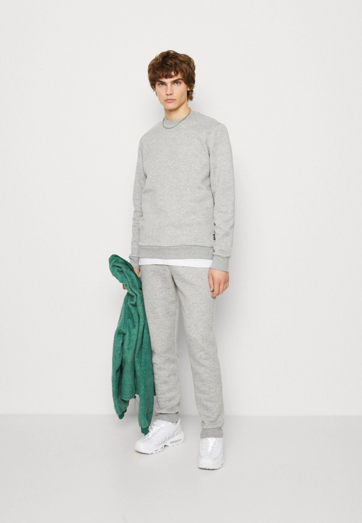 Only & Sons Onsceres Pant & Crew Set Unisex - Sweatshirt - Light Grey Melange 4 Only & Sons Onsceres Pant & Crew Set Unisex - Sweatshirt - Light Grey Melange – Image 2