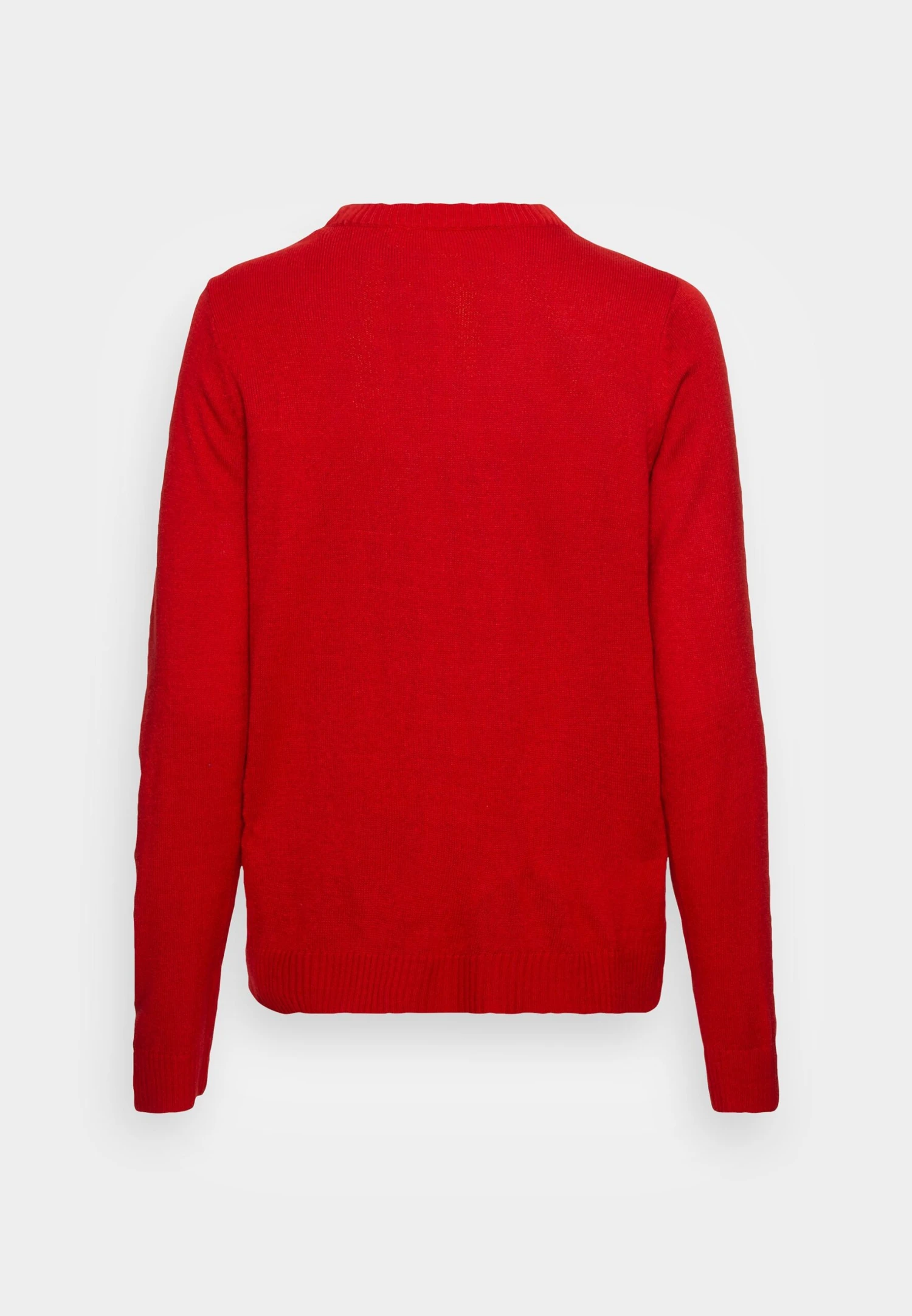 Vila Viseason Christmas Sequins - Pullover - Mars Red 4 Vila Viseason Christmas Sequins - Pullover - Mars Red – Image 2