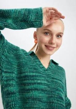 DeFacto Relax Fit - Pullover - Green 9 DeFacto Relax Fit - Pullover - Green -Next Soldes 32ab4d132adc417baff71b9e71fafe3a