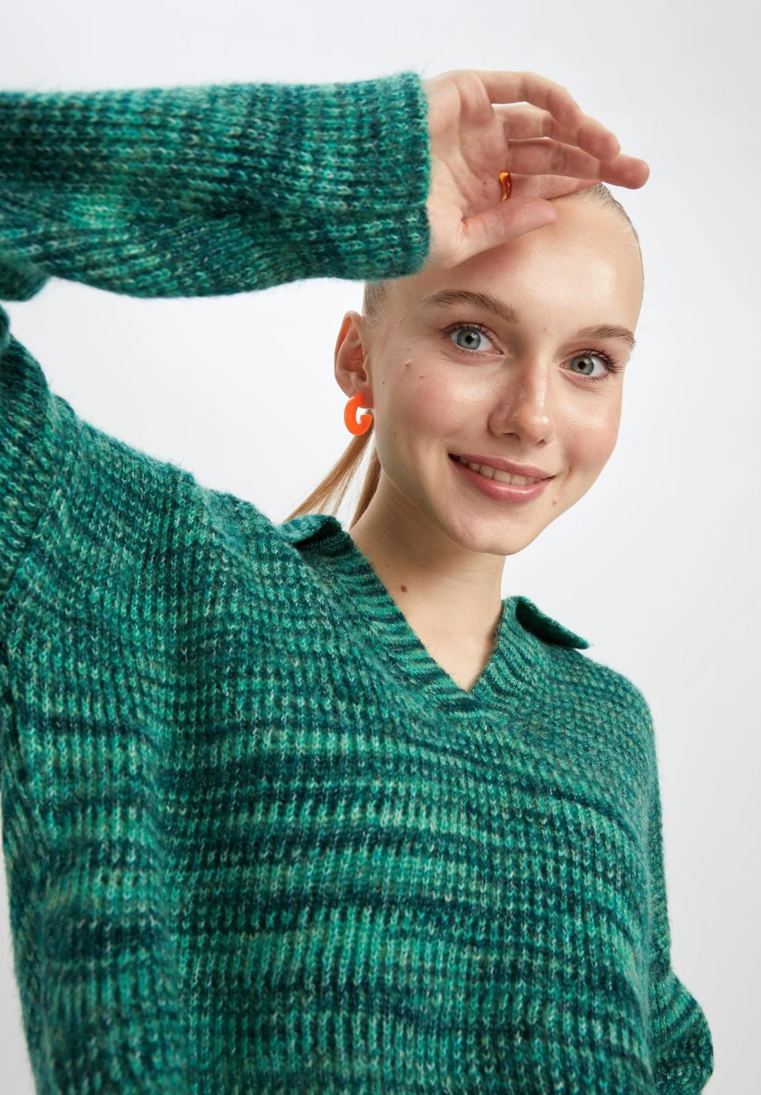 DeFacto Relax Fit - Pullover - Green 6 DeFacto Relax Fit - Pullover - Green – Image 4