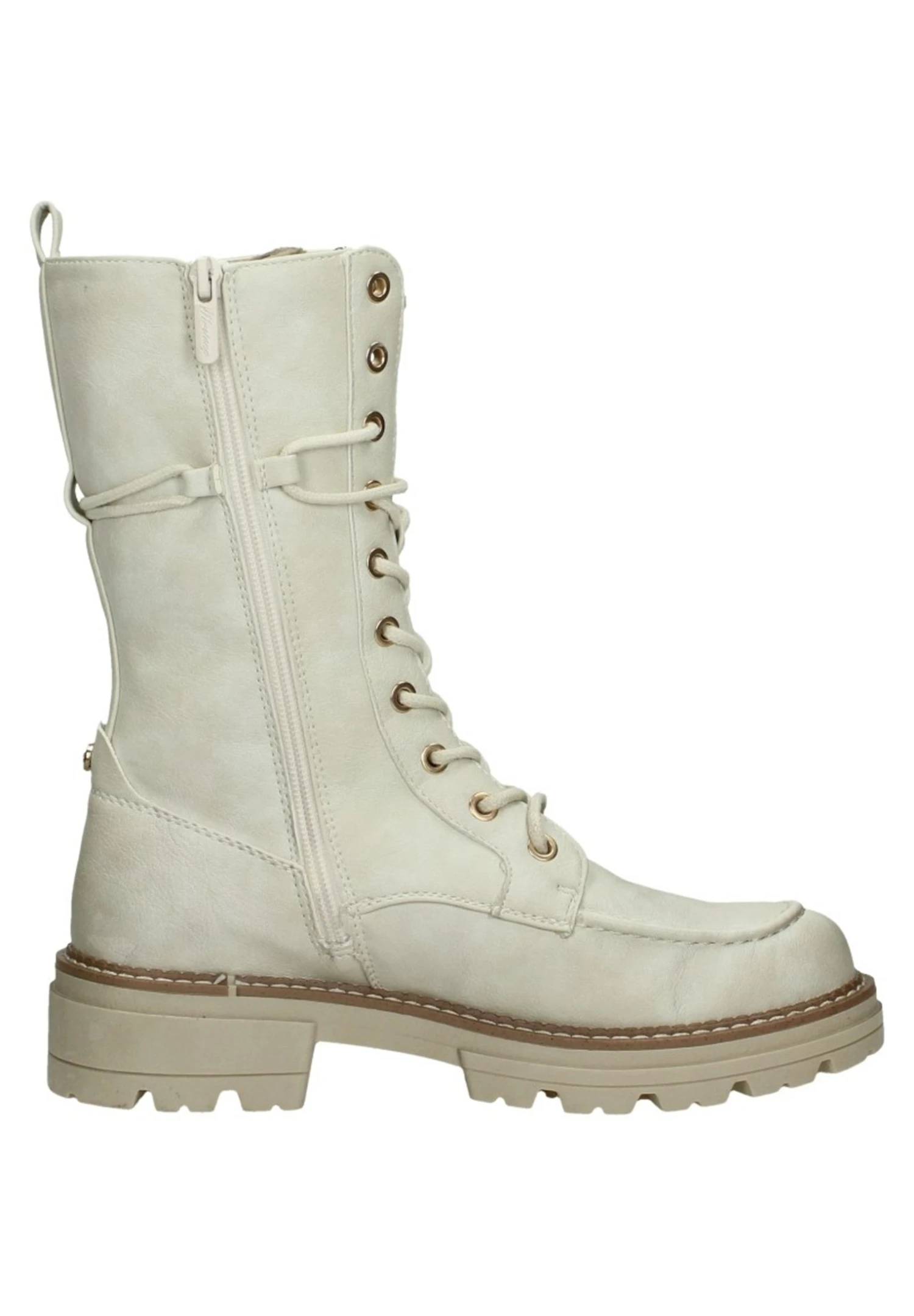 Mustang Hoog - Bottes À Lacets - Gebroken Wit 9 Mustang Hoog - Bottes À Lacets - Gebroken Wit – Image 7