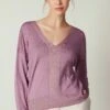 Ultralight Mit V-Ausschnitt - Pullover - Violett/Garment-Dyed Wisteria 1 Ultralight Mit V-Ausschnitt - Pullover - Violett/Garment-Dyed Wisteria -Next Soldes 33e4ee8bfb0a492cb8be84c4220157ae