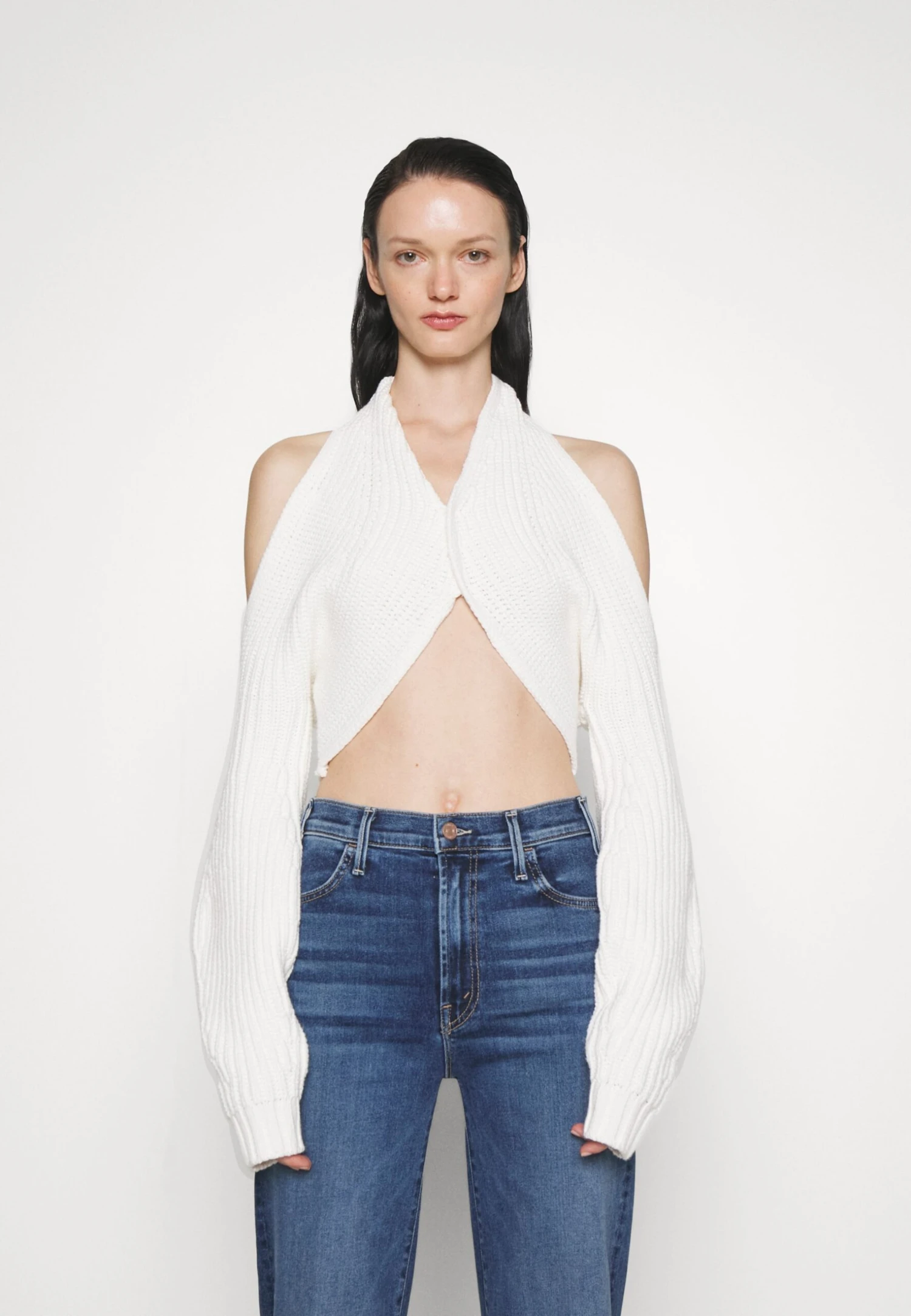 Cult Gaia Elyse Top - Pullover - Off White 5 Cult Gaia Elyse Top - Pullover - Off White – Image 3