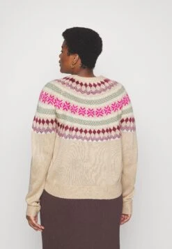 Nmnor Pattern Curve - Pullover - Eggnog -Next Soldes 34a15299a8224f1f97f5c9e36144f4b7