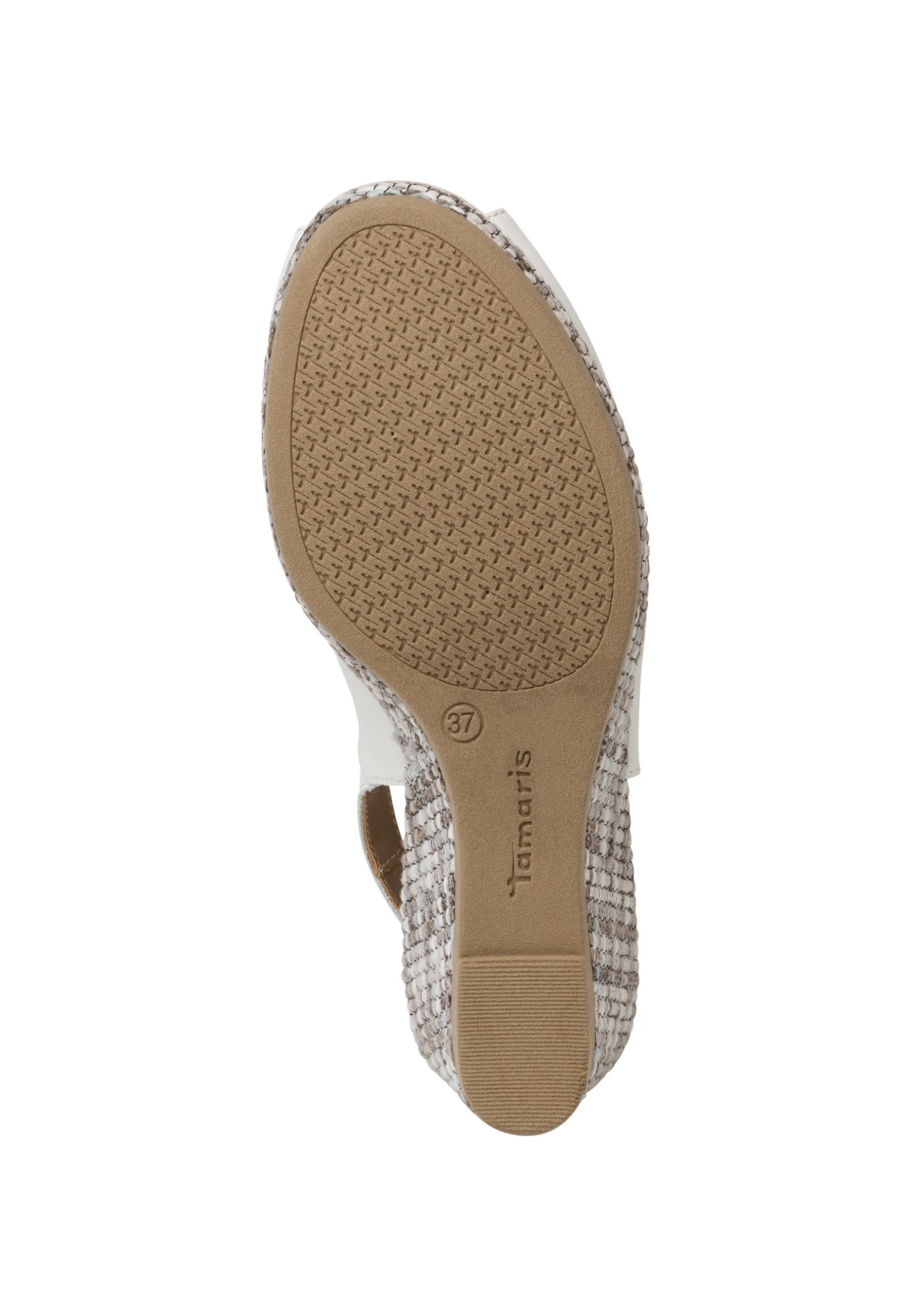 Tamaris Escarpins Compensés - White Leather 6 Tamaris Escarpins Compensés - White Leather – Image 4