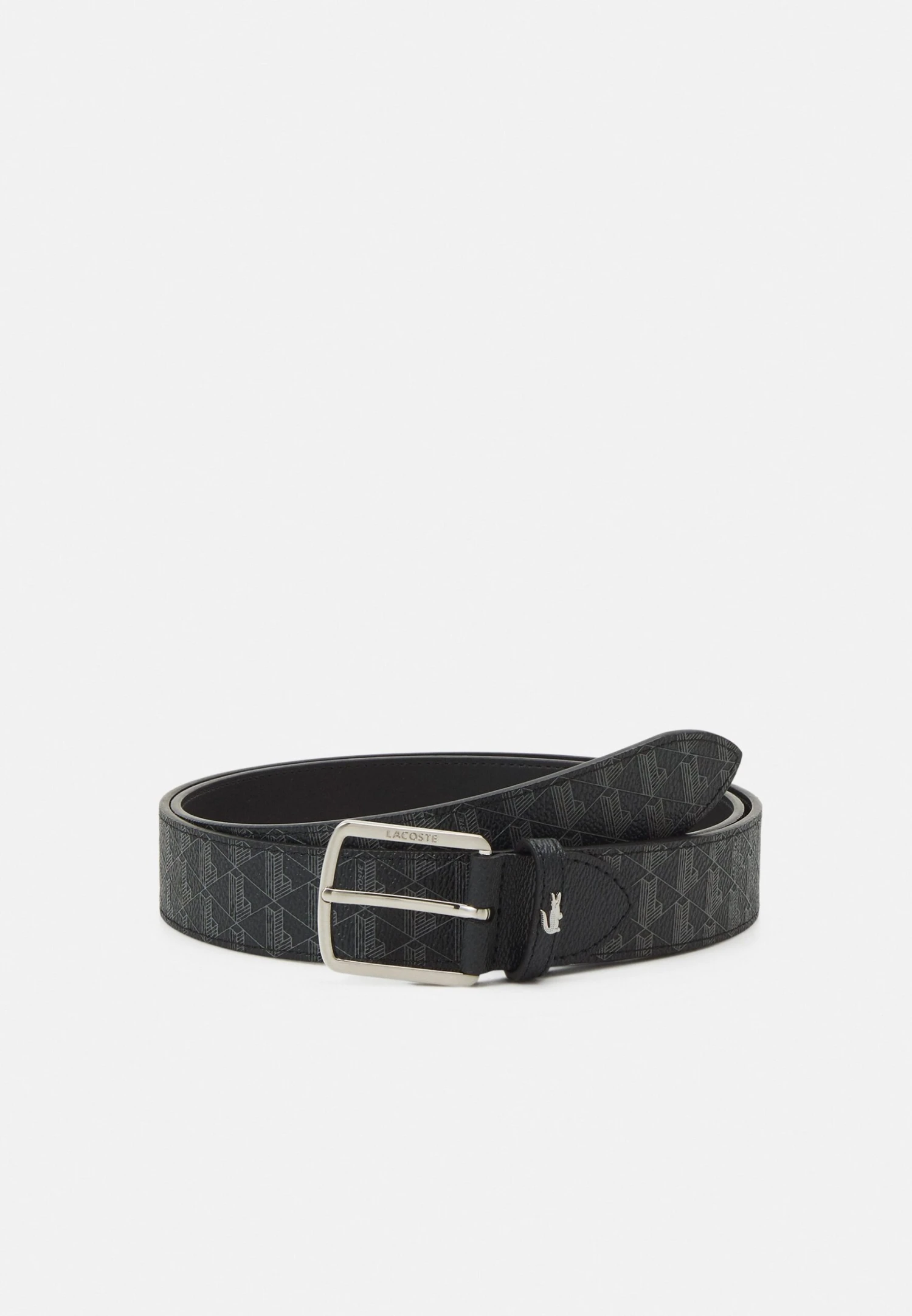 Lacoste The Blend Unisex - Ceinture - Noir/Gris 3 Lacoste The Blend Unisex - Ceinture - Noir/Gris
