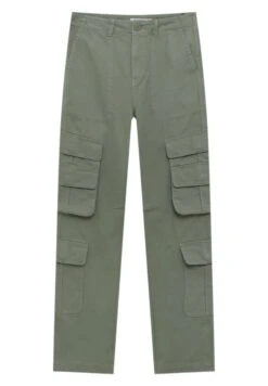 PULL & BEAR Basic With Multiple Pockets - Pantalon Cargo - Green 13 PULL & BEAR Basic With Multiple Pockets - Pantalon Cargo - Green -Next Soldes 373167b4d6714cacb5dbb252d992dc28